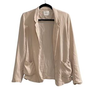 ARITZIA Talula Kent Open Lightweight Blazer Ballet Pink Blush 8
